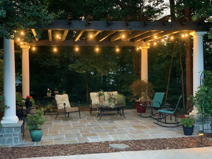 Picture paver patio pergola contractor charlotte nc weddington waxhaw lake wylie fort mill rock hill sc