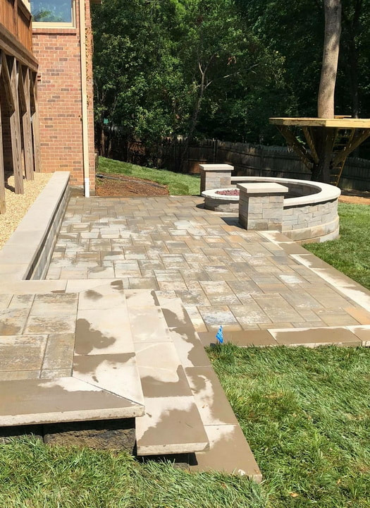 Picture paver patio builder charlotte nc weddington waxhaw lake wylie fort mill rock hill sc